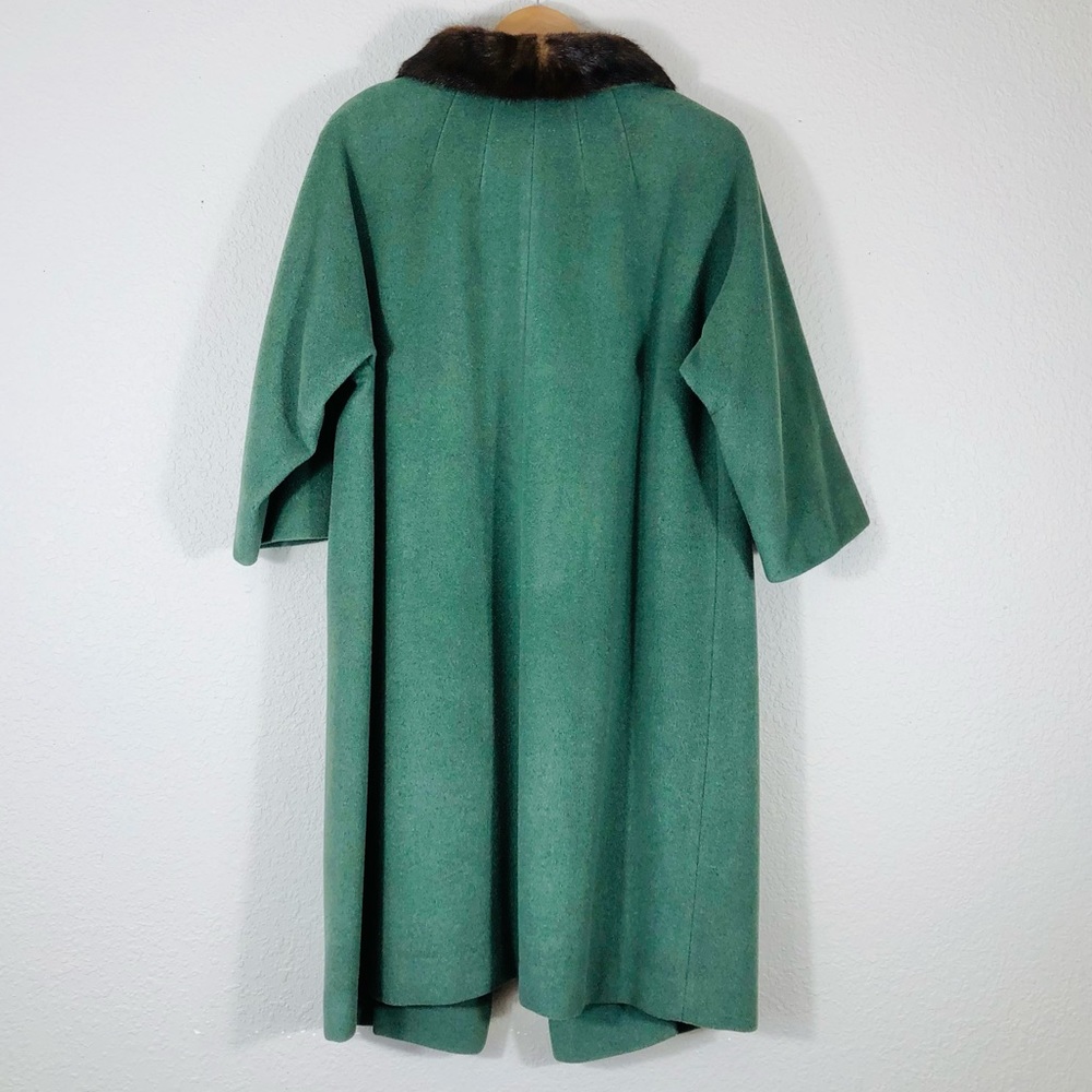 Vintage Fur Collar Car Coat Loomed in California - Picture 2 of 16
